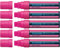 Schneider Maxx 260 Kreidestift (5 + 15 mm Strichstärke, feucht abwischbar, wasserbasiert, geruchsneutral) 5er Pack rosa