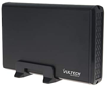 VulTech GS-35U3 Box Esterno, 3.5, HDD, Sata, USB 3.0, Nero
