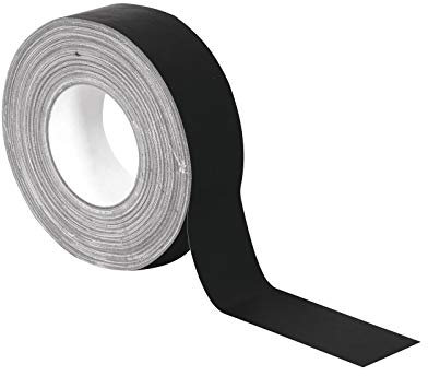 ACCESSORY Gaffa Tape Pro 50mm x 50m schwarz matt | Professionelles Gewebeband