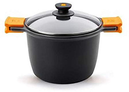 Olla alta aluminio fundido ECO+ con tapa, Bra Efficient 28 cm