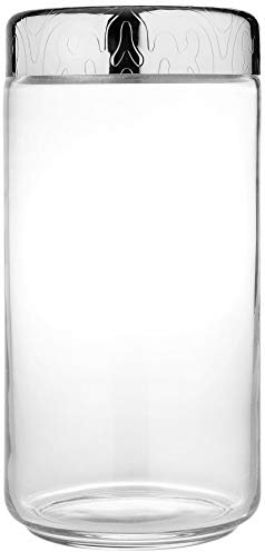 Alessi, Scatola da Cucina Dressed con Coperchio ermetico, 150cl, Argento, 8.5 h x 4.25 f