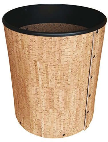 Lienbacher Holzkorb aus Naturkork, inkl. 4 Rollen Höhe = 50 cm (inkl. Rollen) Ø = 38,5 cm