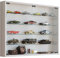 VCM Bois Verre Suspendu vitrine Murale collectionneur vitrine Mandosa L Bois Verre Suspendu vitrine Murale collectionneur vitrine Mandosa L Blanc