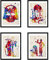 Nacnic set mit 4 star wars postern | bilder mit illustrationen aus dem film star wars | darth vader, yoda, r2-d2 und c3po | a4-format (21x29,7cm)