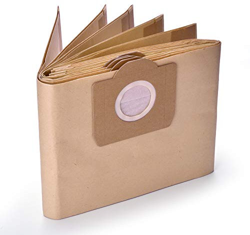 Gulongome Paquet de 10 6.959-130.0 Dustbag en Papier A 2201/2204/2504 pour WD3 WD3P Wet & Dry Aspirateur de Remplacement
