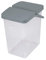 BranQ Unibox 10L Laundry Powder Container with Lid Storage Container for Bathroom and Kitchen (Grey)