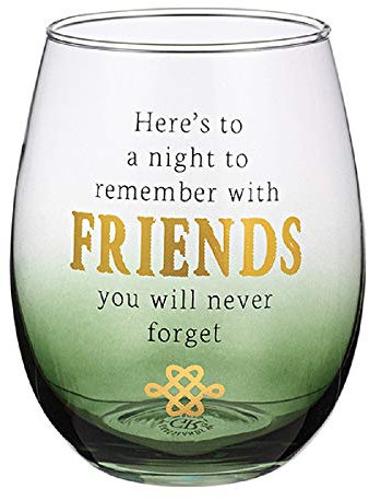 Grasslands Road Friends Stemless Wine Glass