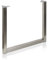 durante® Tischgestell Kufe Edelstahl Optik | Profil 50x50 mm | Höhe 710 mm | Tiefe: 780 mm| höhenverstellbares Tischbein