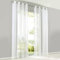 SIMPVALE Gardinenschals 2er Set, Vorhänge mit Ösen,Polyester Voile Schlaufenschal Transparent für Wohnzimmer, Balkon Schlafzimmer Küche Breit 140cm Höhe 270cm,Vorhang Weiß