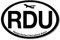 Sticker-Designs 10cm! Klebe-Folie Wetterfest Made-IN-Germany rdu Raleigh Durham international Airport UV&Waschanlagenfest Auto-Aufkleber Profi-Qualität! F1658