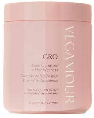 VEGAMOUR GRO Biotin Gummies for Hair Wellness®, 30-Day Supply