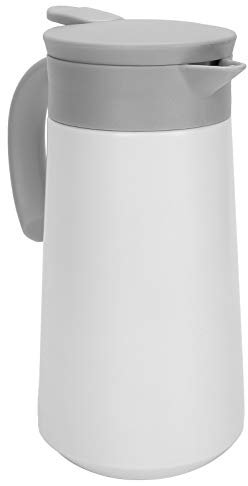 Shanrya Thermal Flask, Good Sealing Stainless Steel Insert, 800ml Large Capacity Teapot Arc Spout Vacuum for Home Office