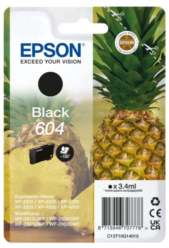 Epson Ink/604 603 Starfish 3.4ml BK SEC