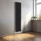 NRG 1800 x 470mm Cast Iron Vertical Radiator Black 3 Column Central Heating Rads