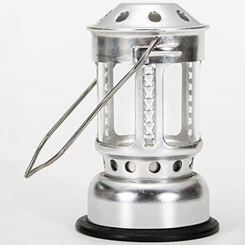 FACULX Teelichthalter für den Außenbereich, Kerzenlaterne, klein, hell, verschleißfest, Aluminiumlegierung, Nachtangeln, hängende Kerzenlampe, einfach zu tragen, für Outdoor, Camping, Angeln