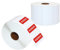 Doree 57mm x 32mm(2,25 in x 1,25 in) Perforierte Barcode/Mehrzweck Thermoetiketten Kompatibel mit Zebra und weiteren Druckern 2 Rollen/3000Etiketten