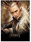 Displate Offiziell Hobbit MetallPoster Magnetische Befestigung Inklusive Lizenziert Bilder Hochwertiges Poster The Hobbit: The Desolation of Smaug - H2 Thranduil Portrait Poster 45 cm x 32 cm