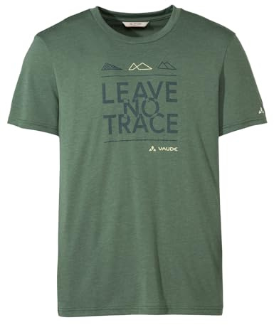 VAUDE Men's Tekoa T-Shirt III, Lässiges Herren T-Shirt für Bergsport und Alltag, Woodland/Dark sea, S