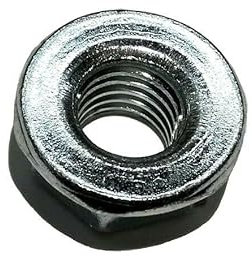 Flanschmuttern ohne Sperrverzahnung (Glatt) DIN 6923 Stahl Verzinkt M4 M5 M6 M8 M10 M12 (20, M8)