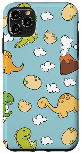 iPhone 11 Pro Max Case Cartoon Dinosaur Kids Cool Aesthetic Boys Girls Gift Case