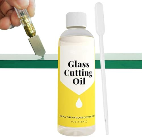 Olio per tagliavetro, olio da taglio per tagliavetro, liquido per trapano in , 120 ml, liquido per utensili da taglio multifunzionale, facile da applicare, per piastrelle e utensili da taglio in