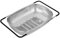 Oldmoom Over Sink Colander | Stainless Steel Colander Expandable Sink Colander with Handle - Large Colander, Fine Mesh Sink Colander for Kitchen Sink, Fruits, Vegetables, Straining, Rinsing