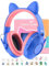 Dr.meter Cuffie Auricolari Bambini, Cuffie Protettive per Bambini 32SNR con Cuffie Antirumore per Bambini Cuffie per Dormire Studiare Fascia per la Testa dei Bambini Regolabile Blu Scuro