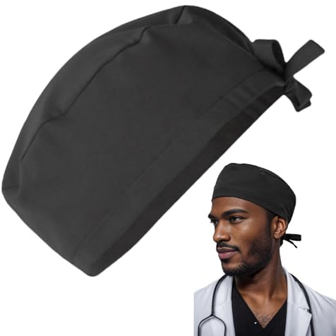 Lesunbak Chirurgische Mützen für Herren, Unisex, Arbeitsmütze, Chirurgische Kopfbedeckung, Krankenschwestern, Ärzte, Stillmützen für Krankenschwestern, Zahnärzte, Apotheker, Tierärzte, Personal,