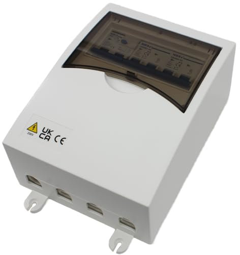 Sicherungskasten + FI Schalter 30 mA + Sicherungsautomat 10A + 16A Wohnwagen Wohnmobil Caravan Boot 230V