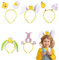 Golgner 5 Stück Ostern Haarbänder Küken, Hasenohren Haarreif, Hasenohren Stirnband, Osterhasen Hüte Kostüm Zubehör, für Kinder Erwachsene Osterparty Themenparty Rollenspiel Maskerade Geburtstag