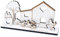 DEKOLANDO Personalisierbares Geldgeschenk Hühnerstall mit Wunschtext - Deko Bauernhof mit Hühnern - Geschenkidee Landhaus Fans, Bauern, Geburtstage, Rente - 20 x 9 cm