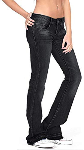 Jeans Damen Schlaghose Hohe Taille Stretch Skinny Jeans Bootcut Hose Denim Elegante Curvy Jeans Boyfriend Mode Push Up Hose Pfote Elefant Flare Glocke 2025 Frühling, A1, XXXL