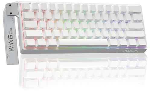 Aula WIN60 HE - 60% mechanische Gaming-Tastatur, kabelgebunden, Hall-Effekt-Magnetschalter, Hot-Swappable, einstellbare Betätigung, RT-Modus, 8000 Hz Abfragerate, RGB-Tastatur, 60 % kompaktes Design