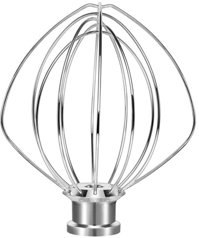 K45WW Fouet de rechange en acier inoxydable à 6 fils pour mélangeur à tête inclinable 4,5 litres