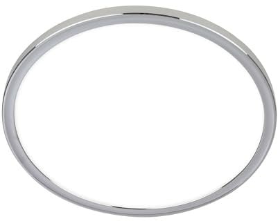 BRILONER - LED Deckenlampe Bad mit indirektem Licht, flach, IP54 Staub- Spritzwasserschutz, Deckenleuchte, LED Panel, Badlampe, Badezimmerlampe, Küchenlampe, Feuchtraumleuchte, 42x2,8 cm, Chrom