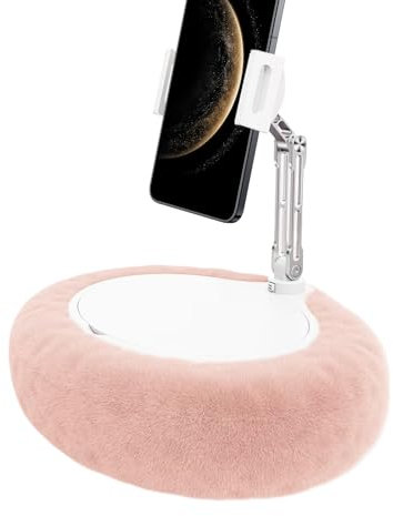 usefulbeauty Support Oreiller pour Tablette sur Genoux, Support pour Téléphone sur Bureau, Housse Rotative pour Smartphone sur Canapé Lit Table Fauteuil, Support Antidérapant