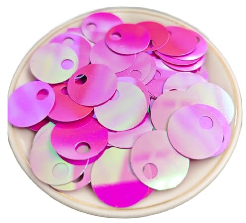 TMTGTS Paillettes 500 pezzi 20 mm grandi paillettes con foro per progetti fai da te, collane, orecchini, costumi, scarpe, accessori per la casa, gioielli artigianali