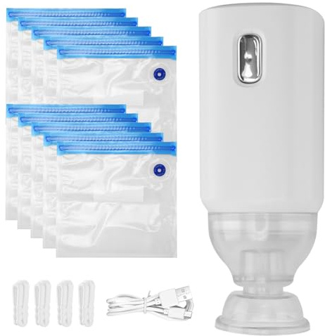 Tuidzljd 1Set Filament Storage Vacuum Bag Sealed Bags Electric Charge Pump for 3D Printer Filament Dryer(with Bag)