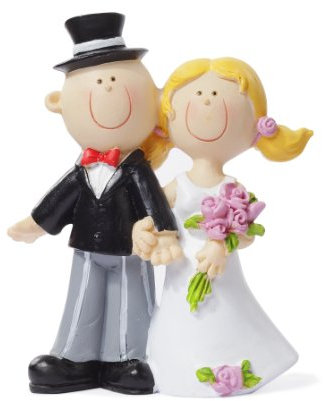Hochzeitspaar * Brautpaar Hochzeit * Tortendekoration * Tortenfigur * Tischdekoration