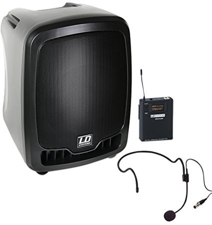 LD Systems Roadboy 65 HS - Altavoz de PA portátil con Micro de Diadema