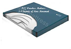 U.S. Water Mattress California King Wassermatratze, 95% wellenlos, Vinyl, Wasserbett, Weiß, Mittel, California King
