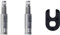 Schwalbe Aluminium-Ventil-Verlängerung SV 2er Set 17 mm Fahrradzubehör, Silber