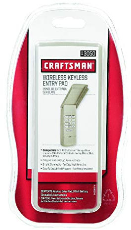 Craftsman 139.3050 Garage Door Opener Remote Keyless Entry Keypad