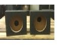 6 6.5 Carpeted Speaker Enclosures Box 2 Boxes Pair wood