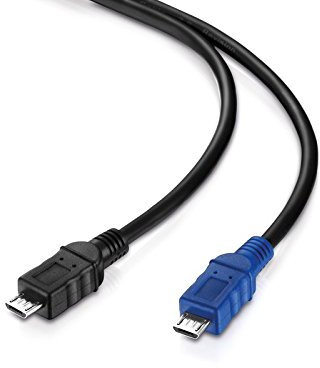 adaptare 50 cm OTG-Ladekabel Micro-USB-Stecker/Micro-USB-Stecker für E-Bike-Computer