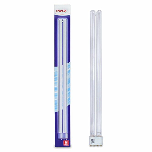 36 Watt PL UVC Lampe pour Koï Bassin, Lampe de rechange Culot 2G11