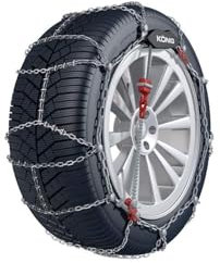 Schneeketten-Set - König CL-10 Schneeketten ADAC TESTSIEGER für 155/70 R13 im Set mit hochwertigen Handschuhen