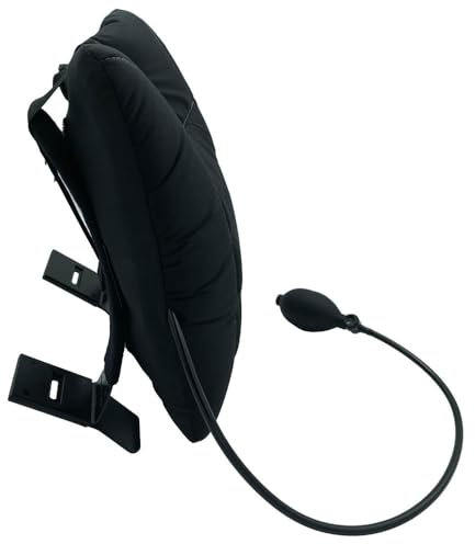 Sitback Air Universales Rückenstützkissen, aufblasbar, für Autositze, Bürostühle, Sofa, (Stoff schwarz)