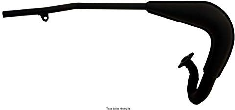 2 stroke exhaust KMX 125 82/01 Alone without silencer Mat Black