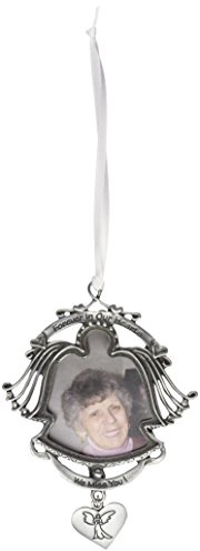 Cathedral Art 'Forever in Our Hearts' Angel Photo Frame - Memorial Ornament, 3-1/2-Inch